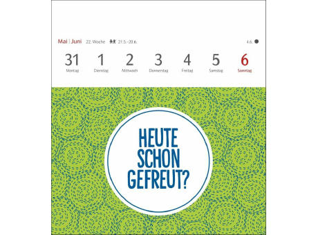 Positive-Sprüche-Kalender Postkartenkalender