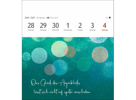 Positive-Sprüche-Kalender Postkartenkalender