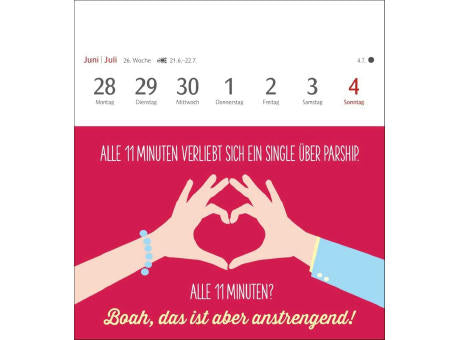 Der fette Vogel bricht den Ast Postkartenkalender