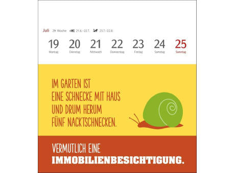 Der fette Vogel bricht den Ast Postkartenkalender