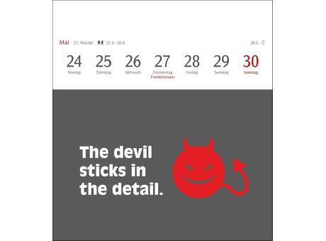 Now I know how the rabbit runs Postkartenkalender