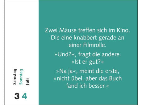 Witzirin Tagesabreißkalender