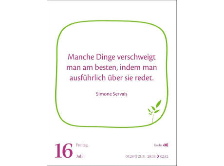 Heute ist dein Tag! Tagesabreißkalender