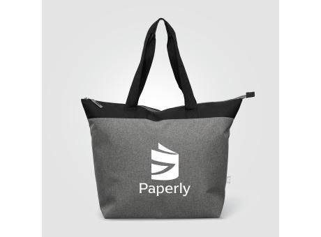 Metropolis Kühltasche mit Reißverschluss aus recyceltem 600D Polyester für 44 Dosen - 20 L
