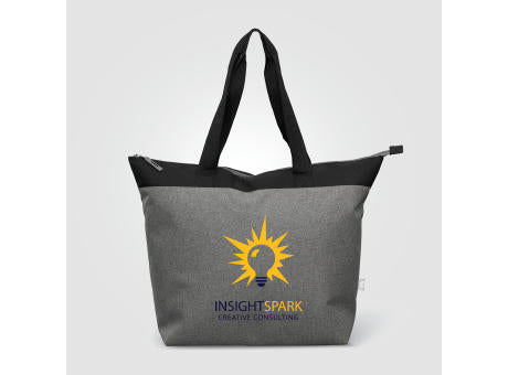 Metropolis Kühltasche mit Reißverschluss aus recyceltem 600D Polyester für 44 Dosen - 20 L