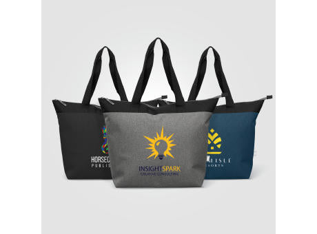 Metropolis Kühltasche mit Reißverschluss aus recyceltem 600D Polyester für 44 Dosen - 20 L