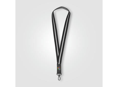 Newport Handy-Trageband mit Chevron-Muster aus rPET-Gewebe – 43,7 x 2,5 cm