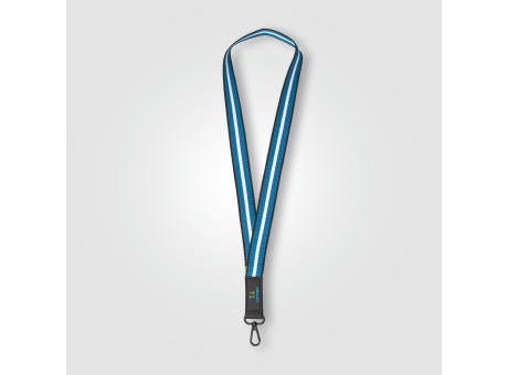 Newport Handy-Trageband mit Chevron-Muster aus rPET-Gewebe – 43,7 x 2,5 cm
