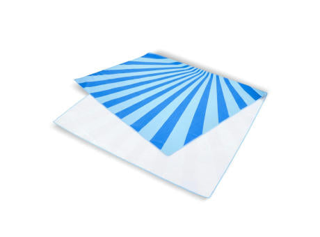 R-PET-Schnelltrocknungs-Strandtuch 100 × 180 cm, Sublimationsdruck