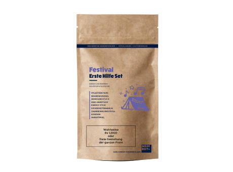 Festival Erste Hilfe Set Doypack natur
