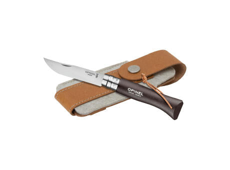 Opinel Colorama No 08 Taschenmesser in einer Gürteletui