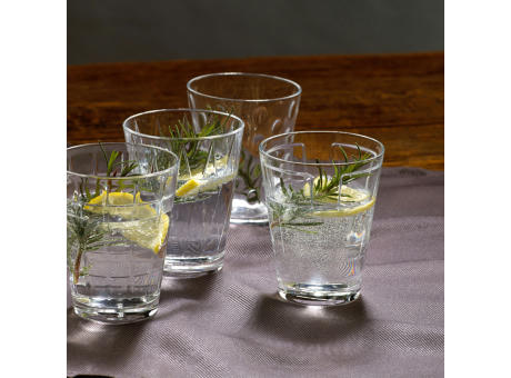 Dressed Up Wasserglas Set 4tlg clear
