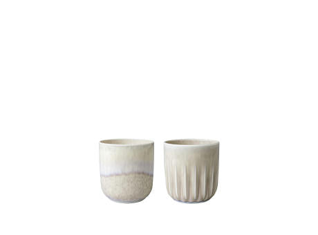Perlemor Sand Becher Set 2tlg.