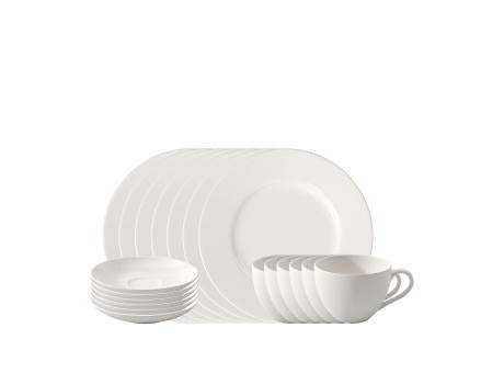 Basic White Kaffee Set 18tlg.