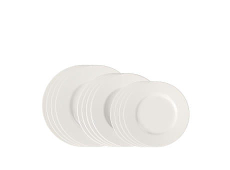 Basic White Starter Teller Set 12tlg.