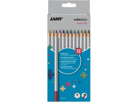 Farbstift colorplus metallic 12 Faltschachtel