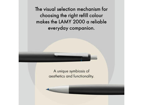 Mehrsystemschreiber LAMY 2000 black