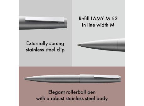 Tintenroller LAMY 2000 M silver