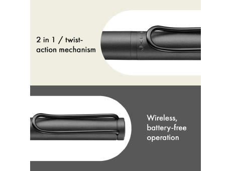Digital Writing LAMY safari twin pen all black EMR all-black
