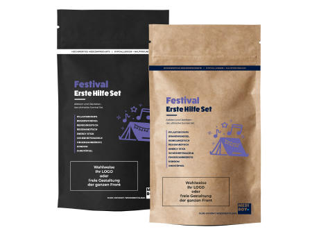 Festival Erste Hilfe Set Doypack natur