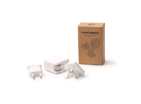 STECKERADAPTER BAPEK S/EINHEITSGRÖSSE WHITE