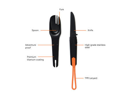 Nordic Drift Trail 4-in-1 Outdoor-Besteck