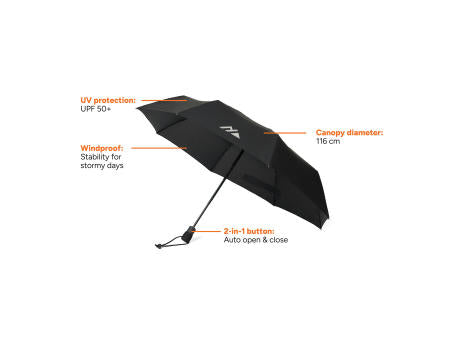 Nordic Drift Trail 23" AWARE™ RPET Automatik-Schirm UPF 50+