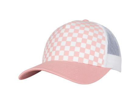 FX6506CB1535-Checkerboard Retro Trucker Cap