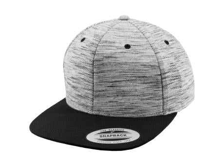 FX6089SC029-Stripes Melange Crown Snapback Cap