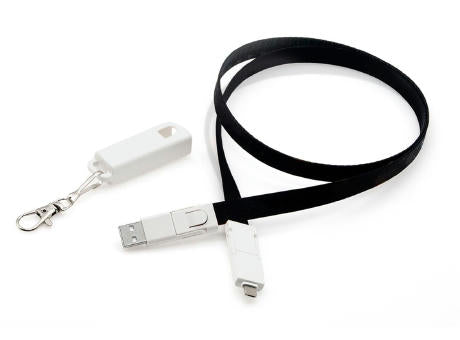 Energy Lanyard 6in1, bedruckt, konfektioniert