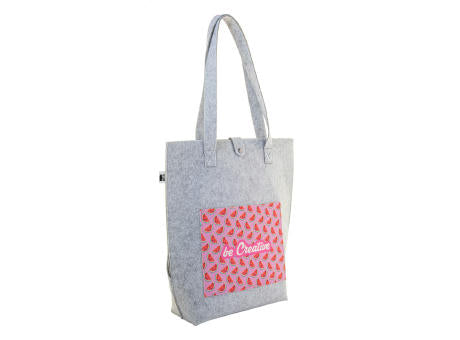 individuelle RPET Schultertasche CreaFelt Toteback
