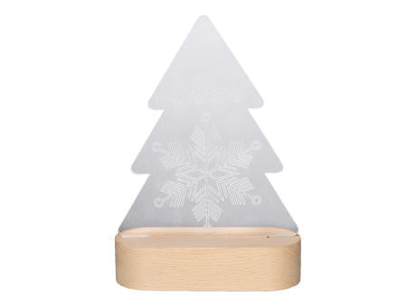 Weihnachtsbaum LED-Lichttrophäe Woodify Xmas