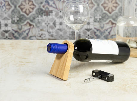 Flaschenhalter mit Korkenzieher Kyoho