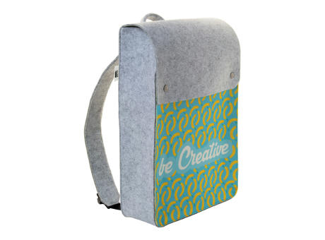 individueller RPET Rucksack CreaFelt Back II