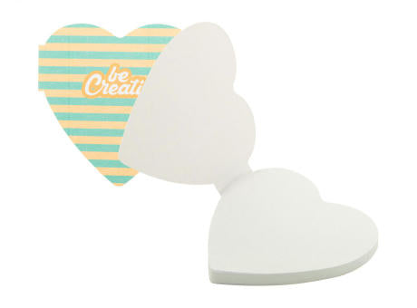 Individueller Haftnotizblock CreaStick Seed Heart