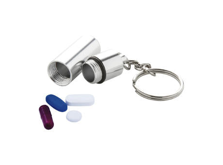 Schlüsselanhänger mit Pillenbox Carrypill