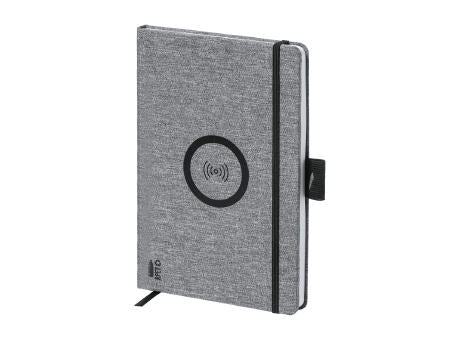 Notizbuch mit Wireless-Charger Charbuk