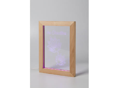 LED-Trophäe Woodiframe