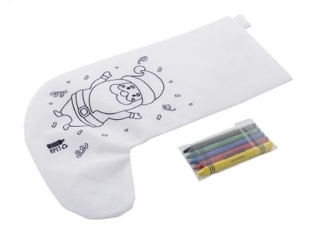 Weihnachtsstrumpf zum Ausmalen Julfar Gift