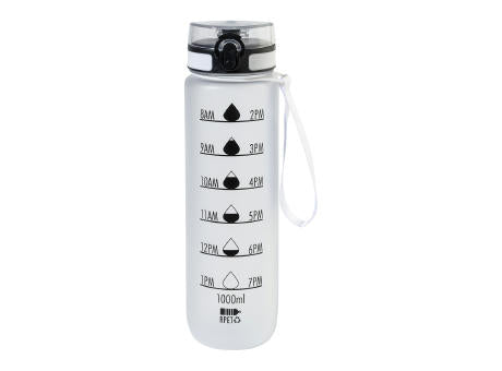 RPET Flasche mit Motivationsanzeige Sipcount