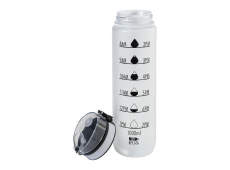 RPET Flasche mit Motivationsanzeige Sipcount