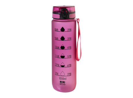 RPET Flasche mit Motivationsanzeige Sipcount