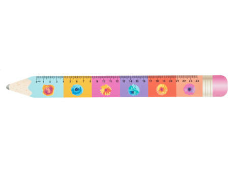 24 cm Lineal, Bleistift Sharpy 24