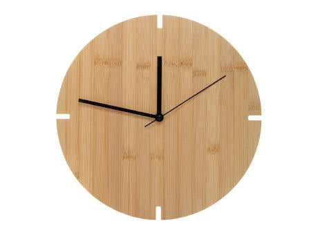 Wanduhr aus Bambus Tokei