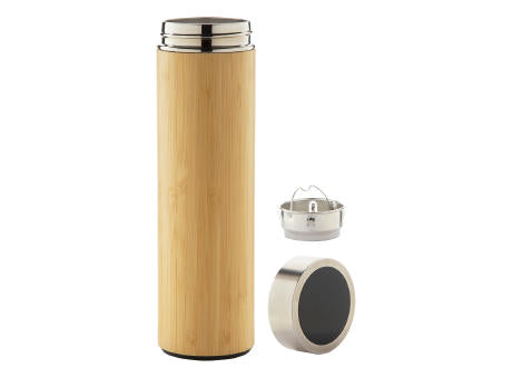 Isolierflasche mit Thermometer Temboo