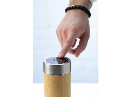 Isolierflasche mit Thermometer Temboo