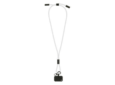 60W Lanyard mit Lade- und Datenkabel aus RPET HolCharge