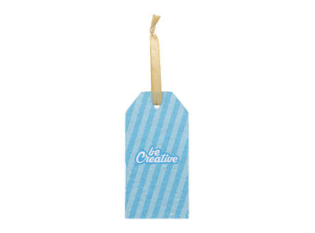 Individueller Geschenkanhänger aus Saatpapier PrinTag Seed
