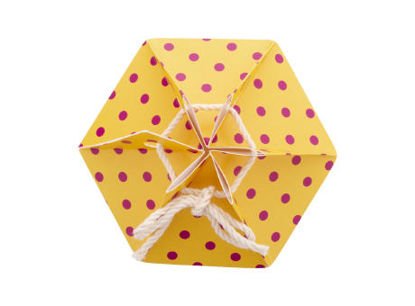 Sechseckige Geschenkbox CreaBox HexaCord M