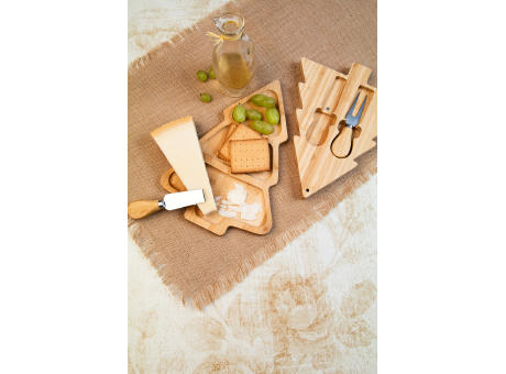 Weihnachtliches Käsemesserset Jarlsberg